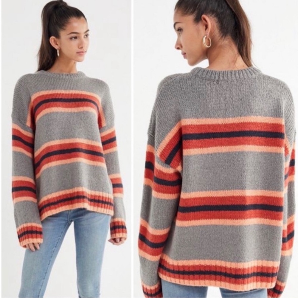 UO Striped Boyfriend Sweater